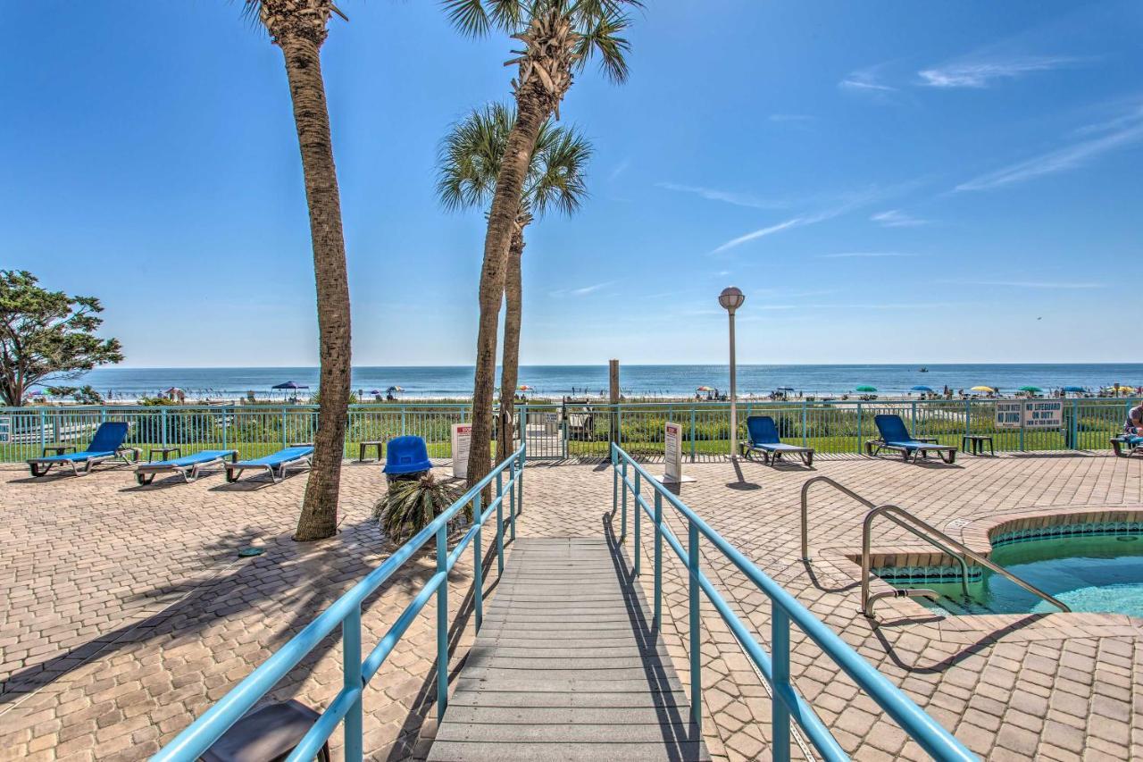 Beachy Condo With Pool Access And Steps To Boardwalk! Мертл-Біч Екстер'єр фото