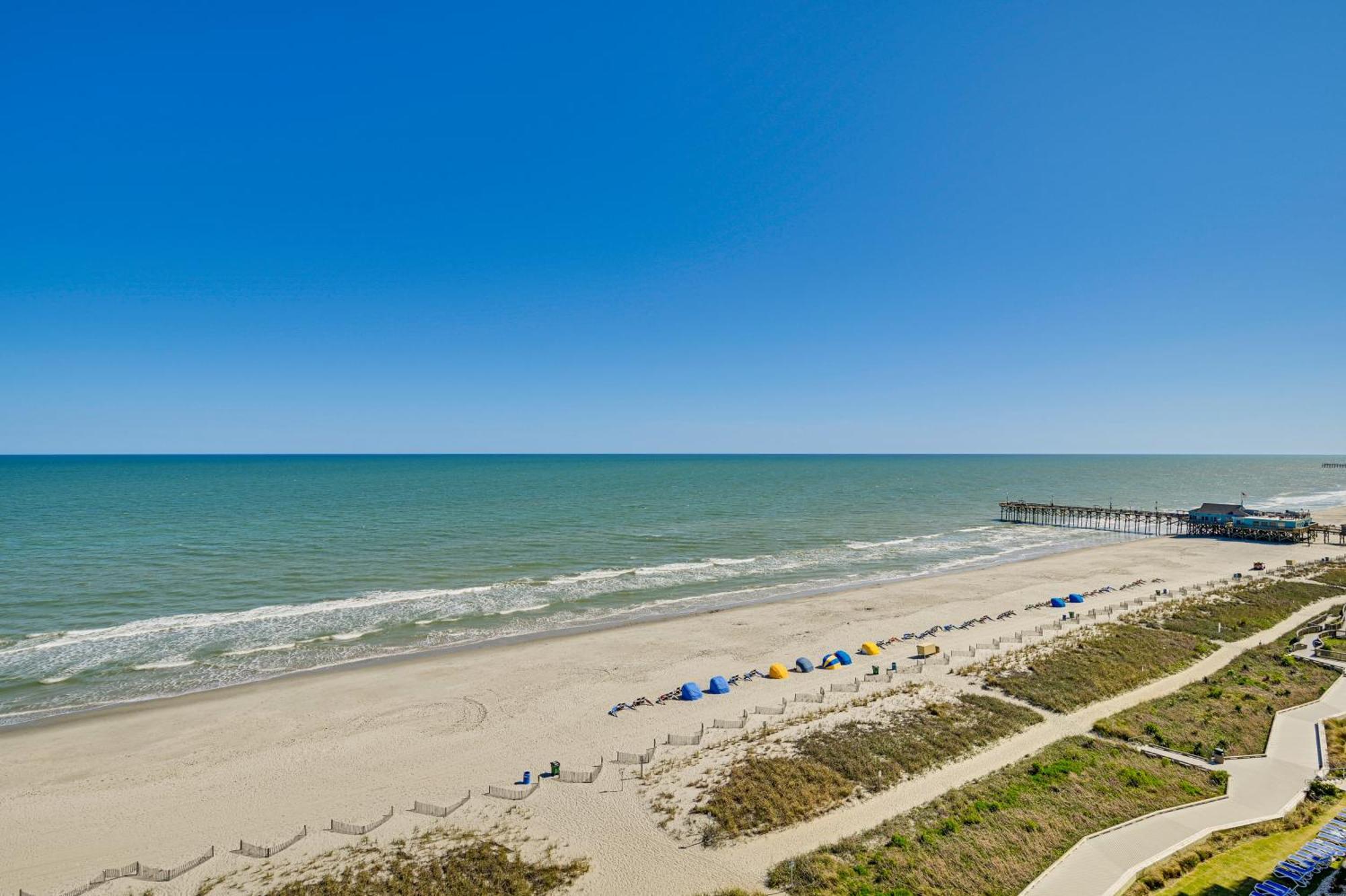 Beachy Condo With Pool Access And Steps To Boardwalk! Мертл-Біч Екстер'єр фото